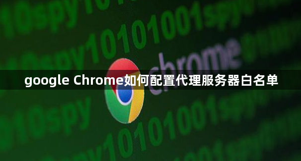 google Chrome如何配置代理服务器白名单1
