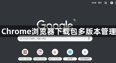 Chrome浏览器下载包多版本管理1