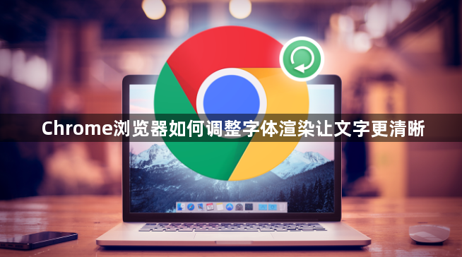 Chrome浏览器如何调整字体渲染让文字更清晰1