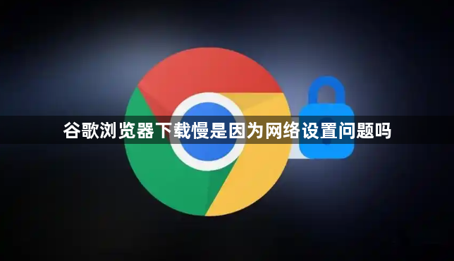 谷歌浏览器下载慢是因为网络设置问题吗1