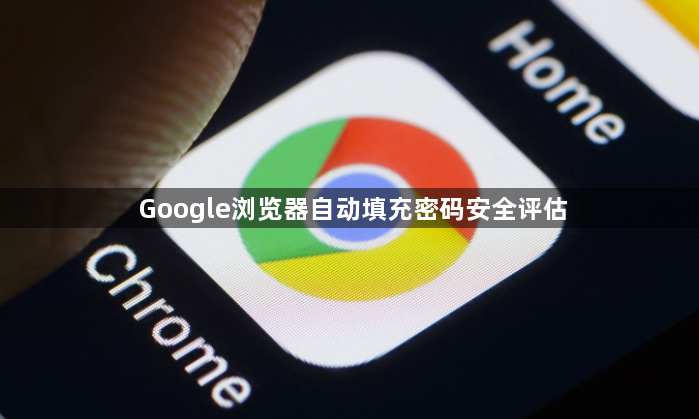Google浏览器自动填充密码安全评估1