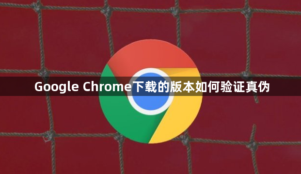 Google Chrome下载的版本如何验证真伪1