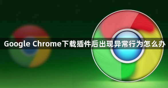 Google Chrome下载插件后出现异常行为怎么办1