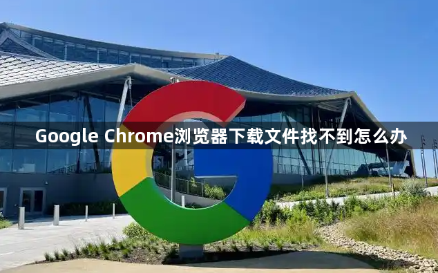 Google Chrome浏览器下载文件找不到怎么办1