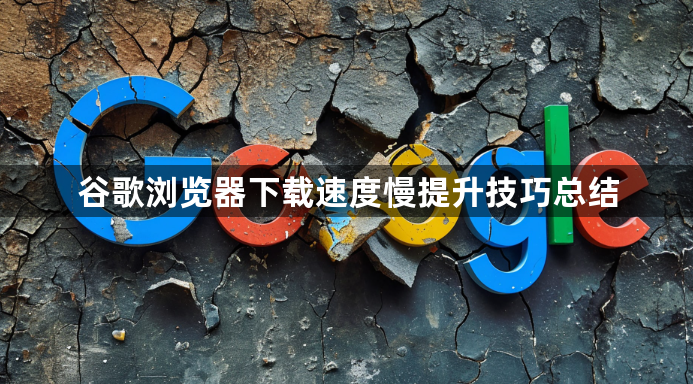 谷歌浏览器下载速度慢提升技巧总结1