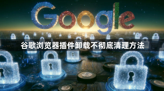 谷歌浏览器插件卸载不彻底清理方法1