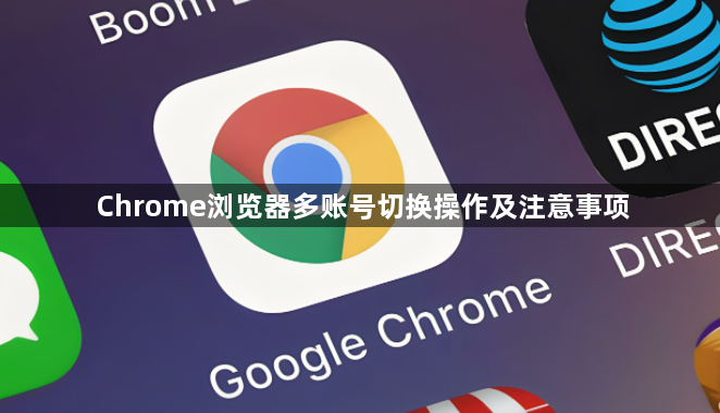 Chrome浏览器多账号切换操作及注意事项1