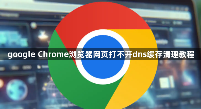 google Chrome浏览器网页打不开dns缓存清理教程1