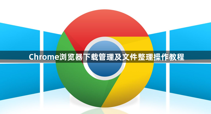 Chrome浏览器下载管理及文件整理操作教程1
