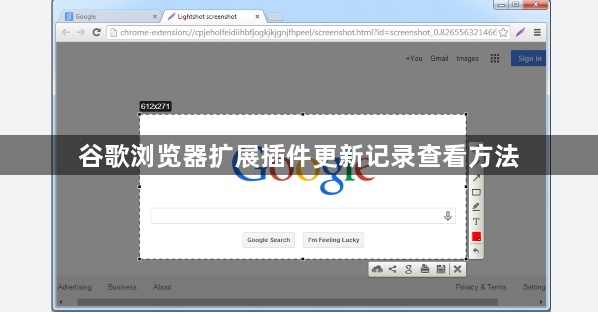 谷歌浏览器扩展插件更新记录查看方法1