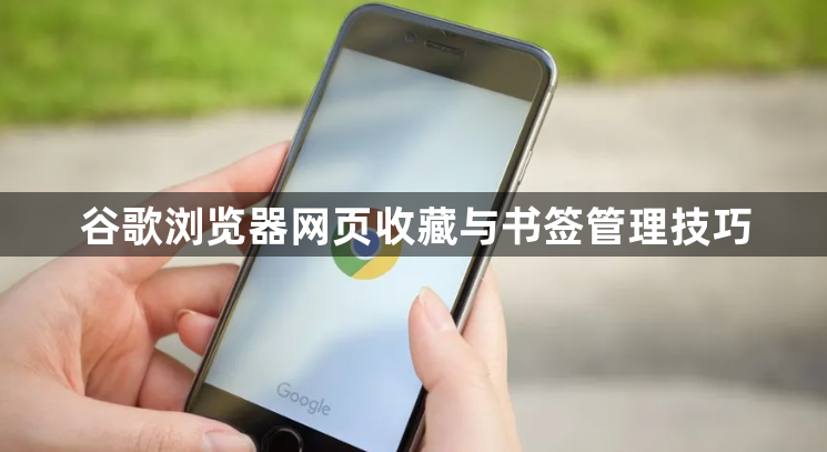 谷歌浏览器网页收藏与书签管理技巧1
