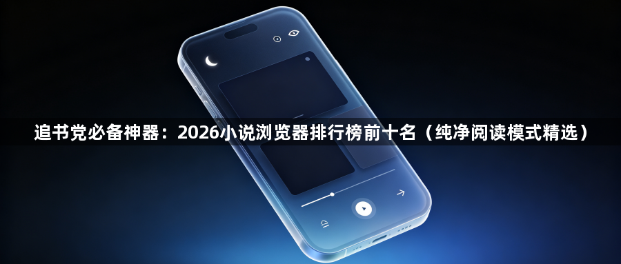 追书党必备神器：2026小说浏览器排行榜前十名（纯净阅读模式精选）1