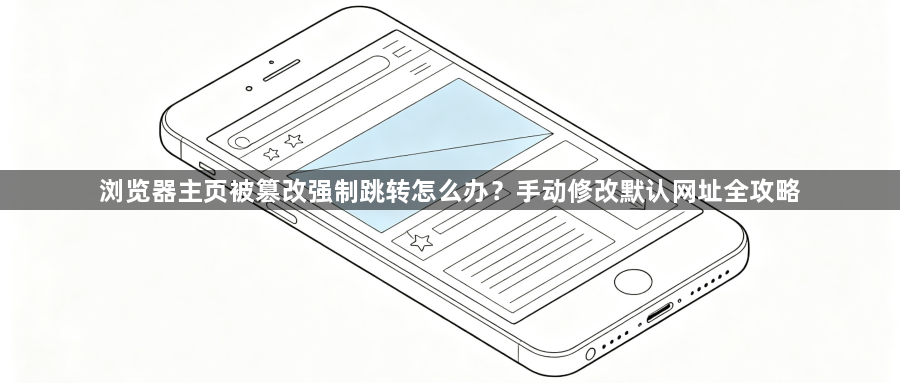 浏览器主页被篡改强制跳转怎么办？手动修改默认网址全攻略1