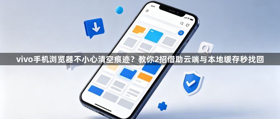 vivo手机浏览器不小心清空痕迹?教你2招借助云端与本地缓存秒找回1