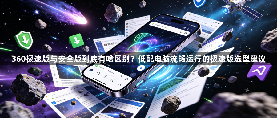 360极速版与安全版到底有啥区别?低配电脑流畅运行的极速版选型建议1