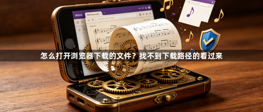 怎么打开浏览器下载的文件?找不到下载路径的看过来1