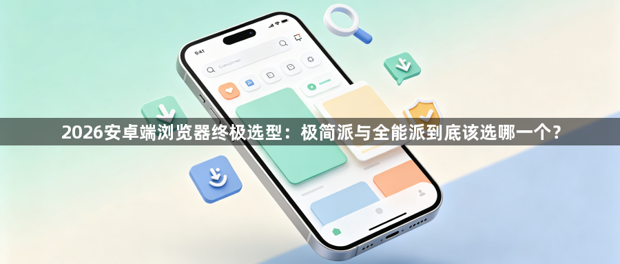 2026安卓端浏览器终极选型：极简派与全能派到底该选哪一个？1