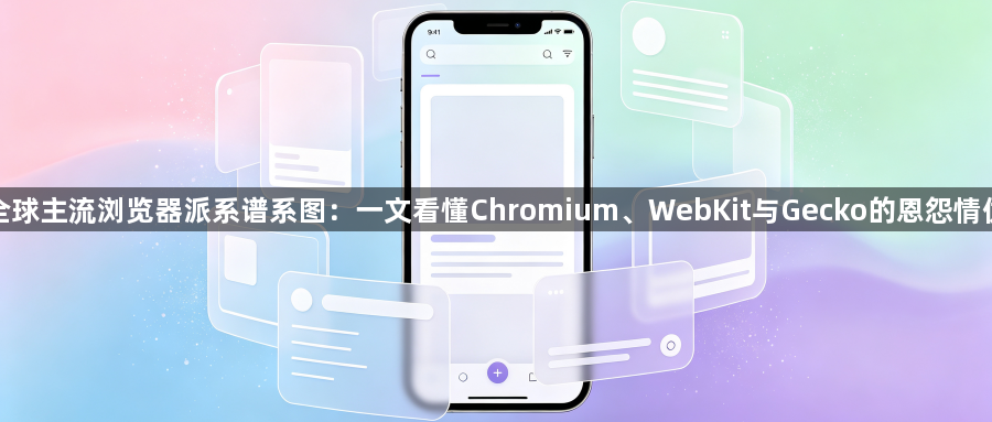 全球主流浏览器派系谱系图:一文看懂Chromium、WebKit与Gecko的恩怨情仇1
