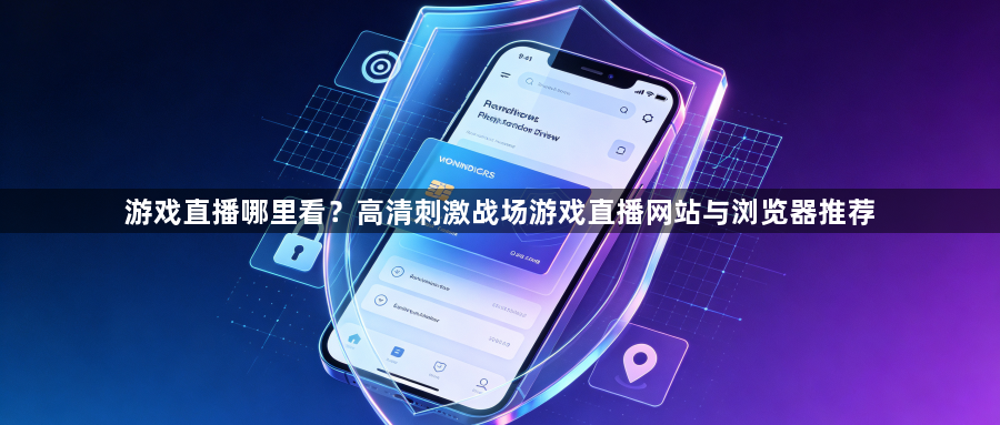 游戏直播哪里看？高清刺激战场游戏直播网站与浏览器推荐1