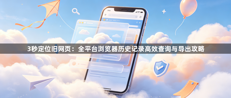 3秒定位旧网页:全平台浏览器历史记录高效查询与导出攻略1
