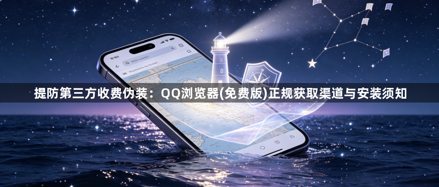 提防第三方收费伪装：QQ浏览器(免费版)正规获取渠道与安装须知1