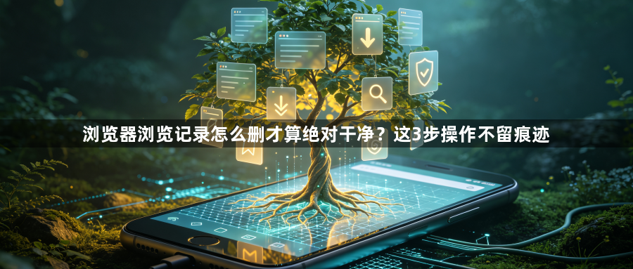 浏览器浏览记录怎么删才算绝对干净？这3步操作不留痕迹1