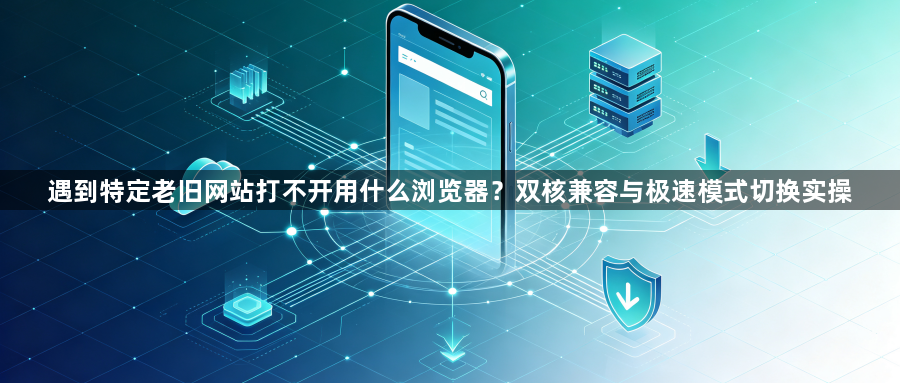 遇到特定老旧网站打不开用什么浏览器？双核兼容与极速模式切换实操1