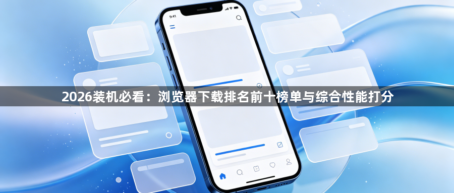 2026装机必看：浏览器下载排名前十榜单与综合性能打分1
