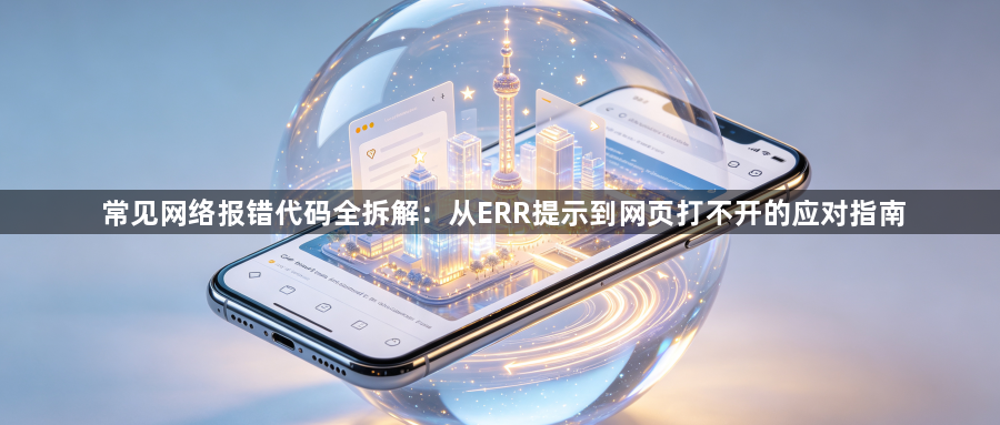 常见网络报错代码全拆解：从ERR提示到网页打不开的应对指南1