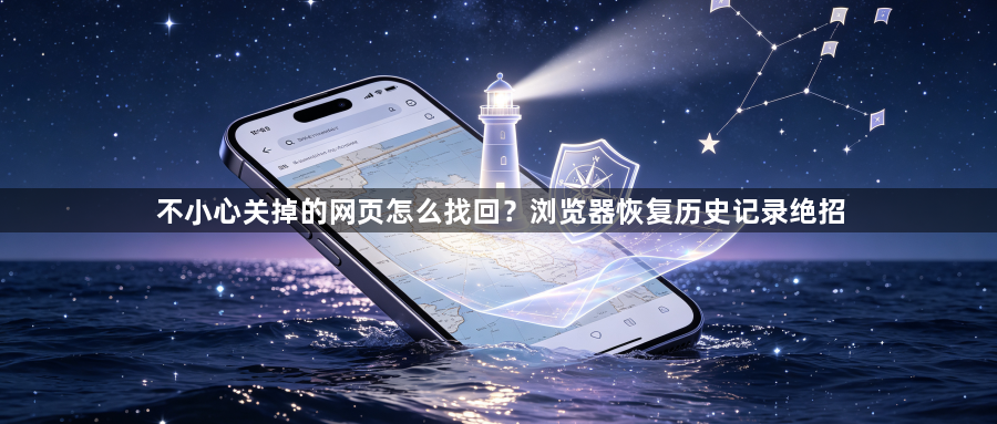 不小心关掉的网页怎么找回？浏览器恢复历史记录绝招1