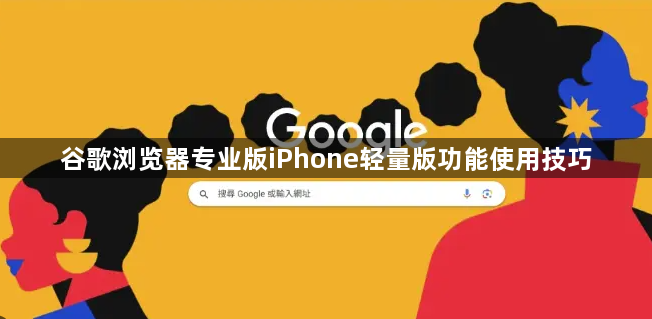 谷歌浏览器专业版iPhone轻量版功能使用技巧1