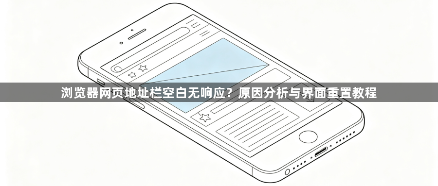 浏览器网页地址栏空白无响应？原因分析与界面重置教程1